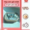 Hộp Cơm Giữ Nhiệt 2 Ngăn Gấu Nâu Dễ Thương