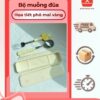 Bộ Muỗng Đũa Họa Tiết Phô Mai Vàng Độc Đáo