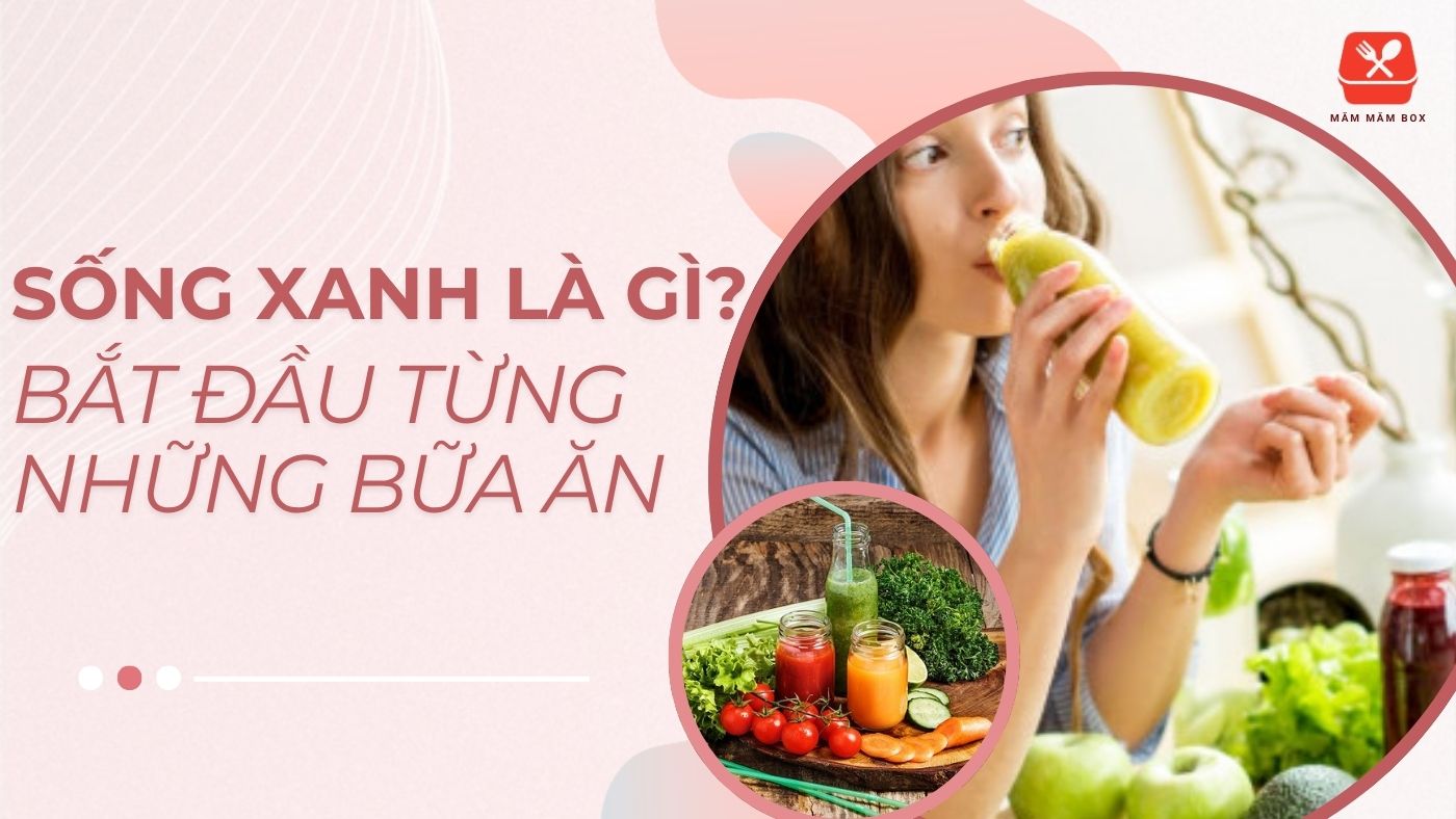 Sống xanh là gì và cách bắt đầu từ bữa ăn hằng ngày
