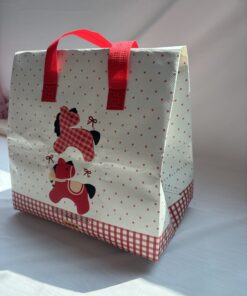 Túi Giữ Nhiệt Họa Tiết Ngựa Caro Đáng Yêu