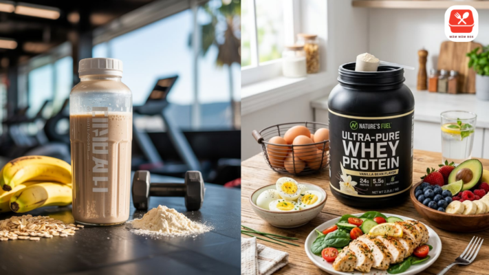Nhiều người tìm đến bột protein cho người tập gym vì sự tiện lợi, nhưng bạn có biết phần lớn lượng dinh dưỡng vẫn nên đến từ những bữa ăn đầy đủ?