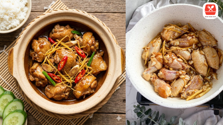 Vị cay nồng của gừng hòa quyện thịt gà mềm thấm gia vị đậm đà chuẩn miền bắcChỉ cần một nồi thịt gà kho gừng, bữa cơm gia đình bỗng trở nên ấm cúng hơn hẳn