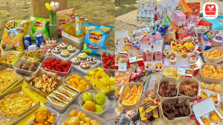 Không cần cầu kỳ, chỉ cần vài món đơn giản là đủ cho một buổi picnic đáng nhớ