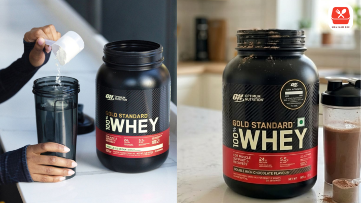 Thịt, cá, trứng, rau xanh kết hợp cùng bột protein sẽ giúp bạn duy trì dinh dưỡng tốt hơn mỗi ngày. Chuẩn bị sẵn bữa ăn trong hộp cơm giữ nhiệt còn giúp bạn chủ động hơn dù ở phòng gym hay nơi làm việc.
