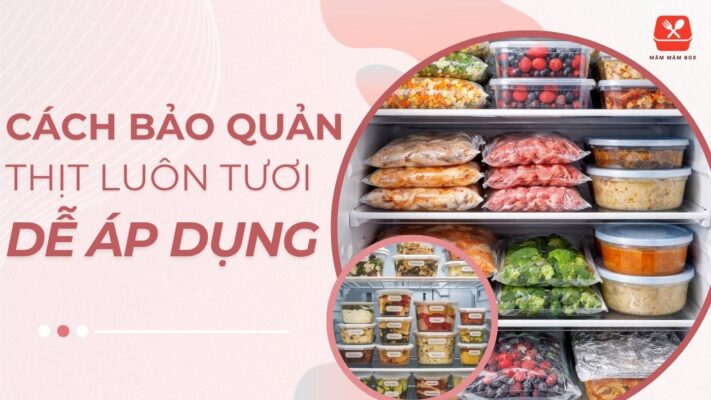 Phương pháp đóng gói thịt heo bằng màng bọc thực phẩm giúp ngăn chặn vi khuẩn xâm nhập trong ngăn đá.