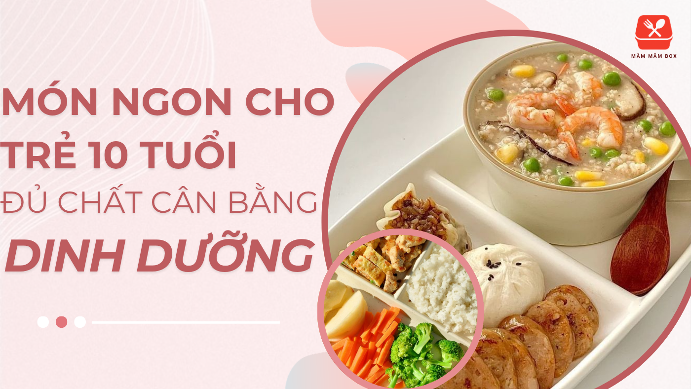 Thực đơn món ngon cho trẻ 10 tuổi cân bằng dinh dưỡng, dễ chế biến, bé mê từng bữa. Giúp con tràn đầy năng lượng, cao lớn khỏe mạnh. Khám phá ngay hôm nay!