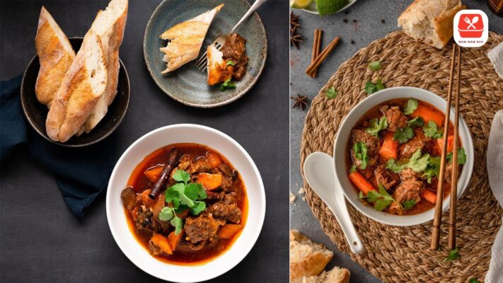 Bí quyết thực hiện cách nấu bò kho ngon đúng điệu nhờ khâu ninh nhừ thịt bò với cà rốt dẻo ngọt.