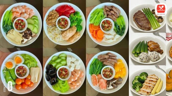 Lựa chọn tinh bột chuyển hóa chậm từ gạo lứt kết hợp cùng các loại rau củ luộc thanh đạm cho thực đơn hằng ngày.