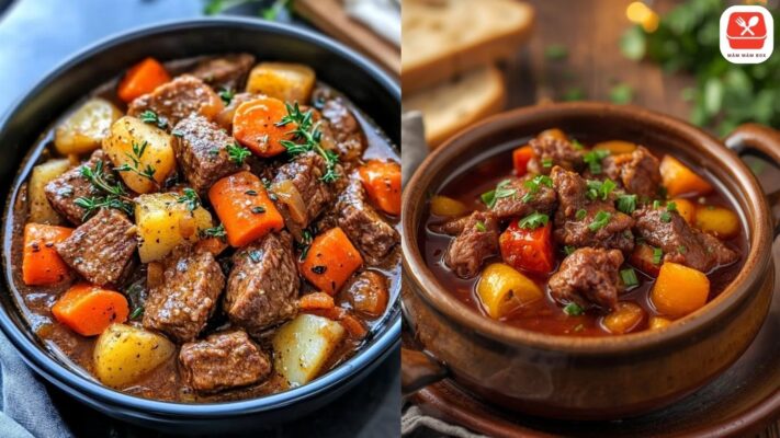 Nồi bò sốt vang đỏ đẹp thơm lừng gợi nhớ bao kỷ niệm bữa cơm ấm áp bên gia đình